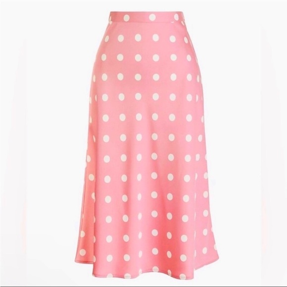J. Crew Dresses & Skirts - J. Crew pink polka dot skirt, XXS, NWT